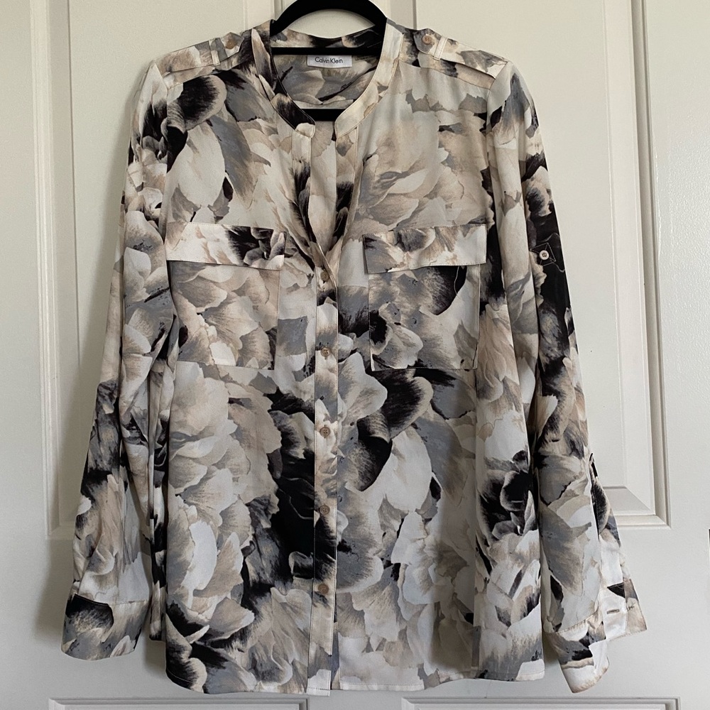 Calvin Klein Button Down Blouse